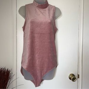 Gap velvet bodysuit